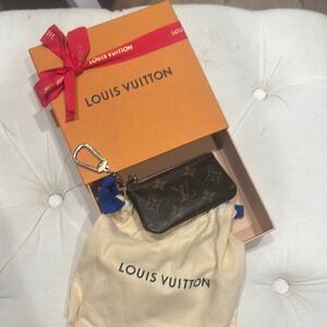 Louis Vuitton Black and Brown Monogram Pouch
